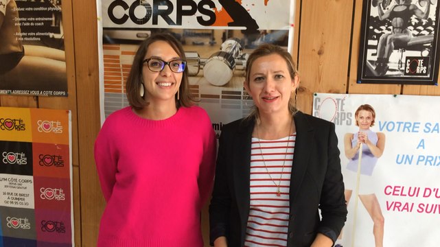 Amélie et Valérie, membres de l'association Mam'zelle Breizh