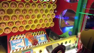 DESTROYING DRILL-O-MATIC ARCADE GAME | Tons of Big Ticket Wins | Battle Arcade