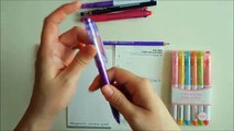 Pilot Frixion Pens, Markers, and Pencil Crayon Review [HD]
