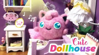 DIY Cute Toy Dollhouse Room - Miniature DIY with Pokémon Theme!