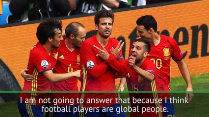 Catalan people are not against Spain - Pique