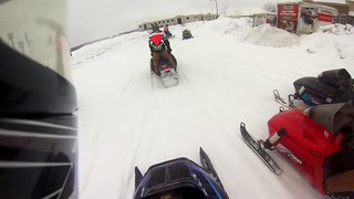 snowmobiling in west bend wi getting stopped by cops gopro hero 3