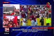 Selección Peruana viaja rumbo a Argentina para hacer historia