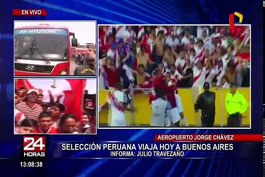 Selección Peruana viaja rumbo a Argentina para hacer historia