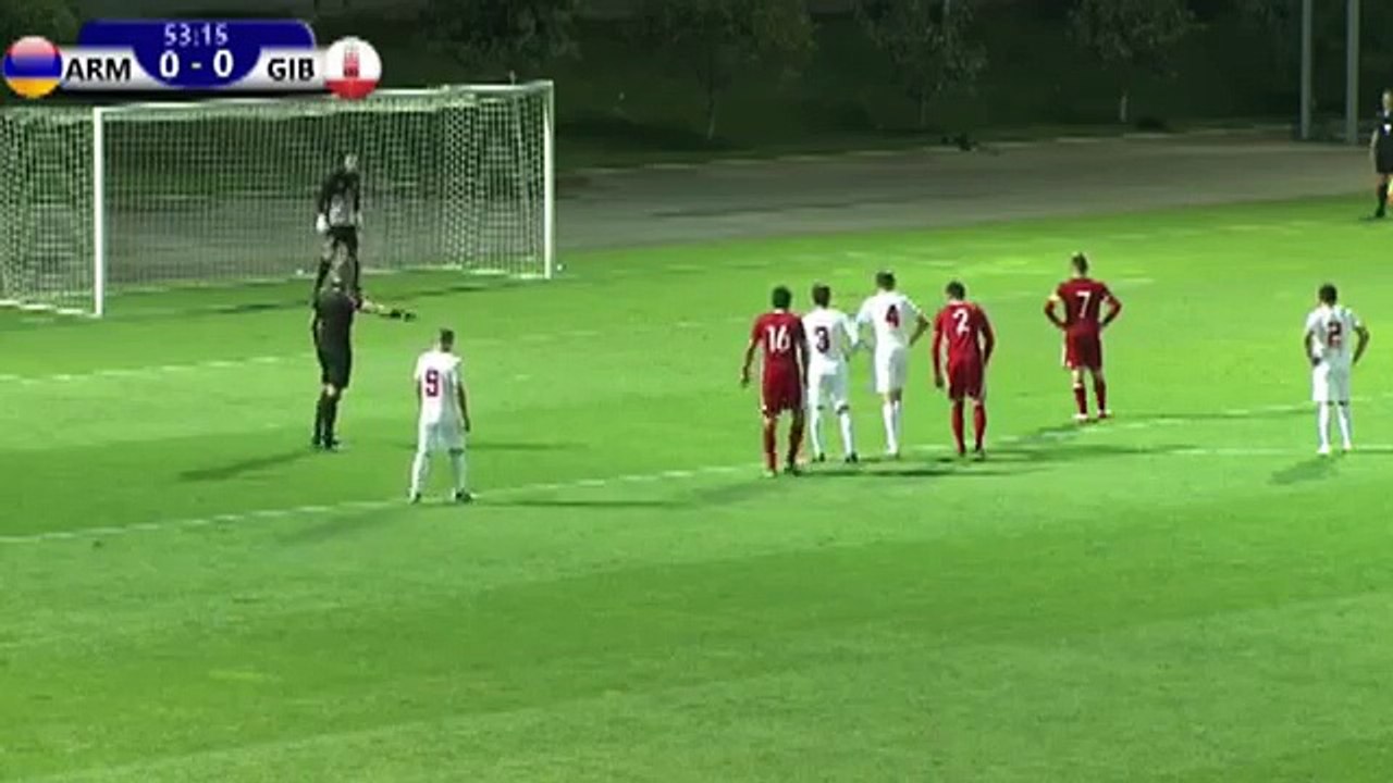 Armenia U-21 1:0 Gibraltar U-21 (European U-21 Championship. 2 October 2017)