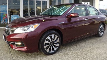 17 Honda Accord Hybrid EX-L Crimson Red for Sale Bay Area Oakland Hayward Alameda San Leandro Ca