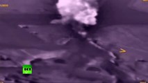 Видео Российские ВКС уничтожили командование боевиков в Сири