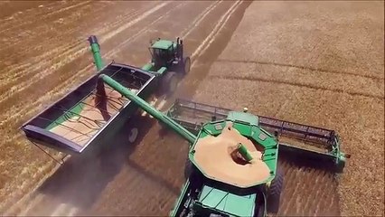 Kepler Farms Wheat Harvest 2016 - DJI Phantom 3