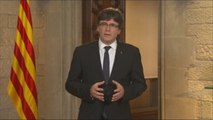 Puigdemont dice al Rey que 