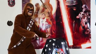 DISNEY STAR WARS THE FORCE AWAKENS NEW GIANT EGG SURPRISE Kylo Ren and Chewbacca show us many TOYS!