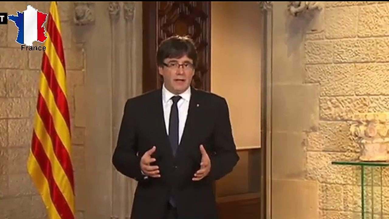 Discours du Président de la Généralité de Catalogne après le referendum