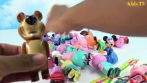 Peppa Pig And Masha and The Bear Blocks Mega House Construction Lego Sets Fun Toys For Kids