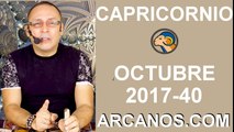 CAPRICORNIO OCTUBRE 2017-1 al 7 de Oct 2017-Amor Solteros Parejas Dinero Trabajo-ARCANOS.COM