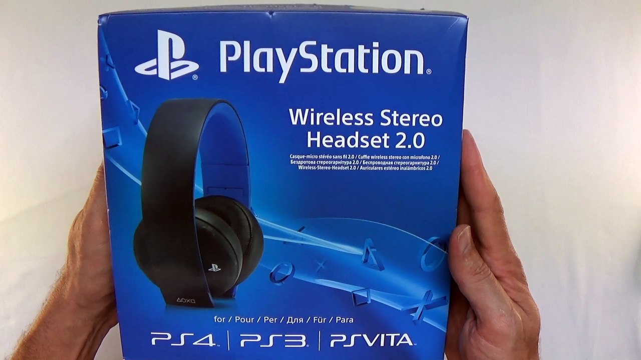 Unboxing  Wireless Stereo Headset 2.0 PlayStation
