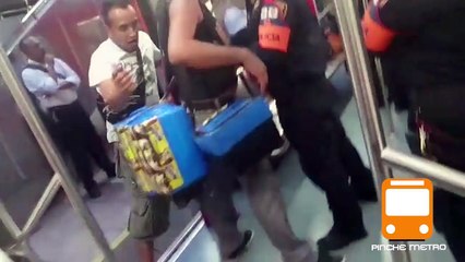 “Vagoneros” ebrios agreden a policías en Metro