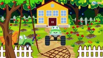 Construction Trucks: The Yellow Excavator and The Bulldozer - Cars & Trucks Cartoon for kids