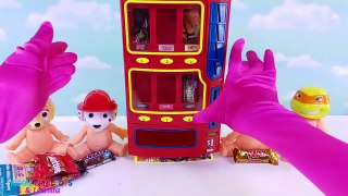 Candy Vending Machine Paw Patrol Baby Dolls Alvin & the Chipmunks Mickey Mouse Pez Toy Surprises