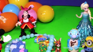 HUGE SURPRISE EGGS Disney Frozen Elsa + Superman Funny Birthday Surprise Egg Toys Video