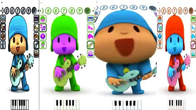 Talking Pocoyo Colors Reion Compilation Funny Collection Montage FULL HD