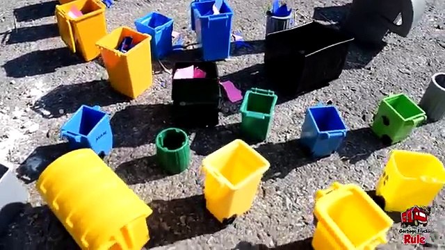 GARBAGE TRUCK Videos For Children l Kids Bruder Garbage Truck To The Rescue! l TOY TRUCK Videos Kids
