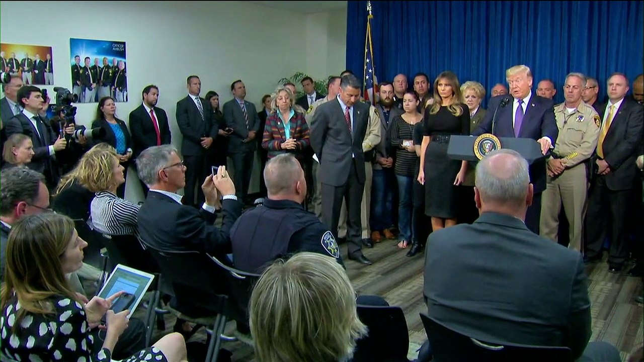 Trump reconoce valentía de Las Vegas tras masacre