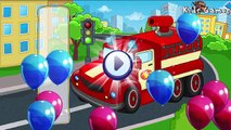 Cars Cartoon : Puzzle - Police Car, Ambulance, Fire Trucks and others - Transport - Learning videos