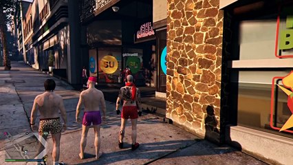 ファッション対決！４人で「強い男」になろう【GTAオンライン】