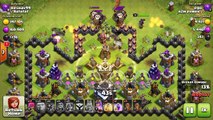 Clash of Clans | Town hall 9 Titan Base 2017 | CoC New Th9 Titan Troll Base [Funny Replays]