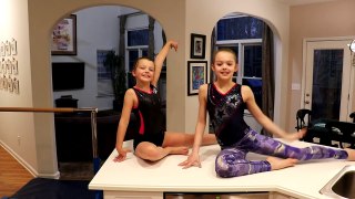 Blakely on Bars! | Whitneys Kitchen Gymnastics