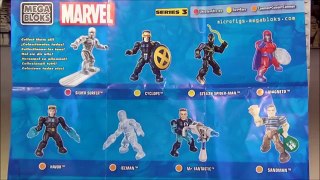 Mega Bloks Marvel Series 3 Minifigures Complete Set Review + Codes