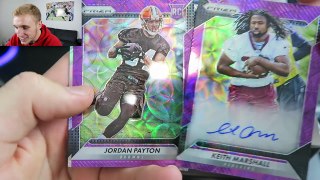 I PULLED A $300 SIGNED CARD AND DIDNT EVEN KNOW!? IRL Panini Prizm Football Box Opening