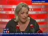 Marine Le Pen agressée