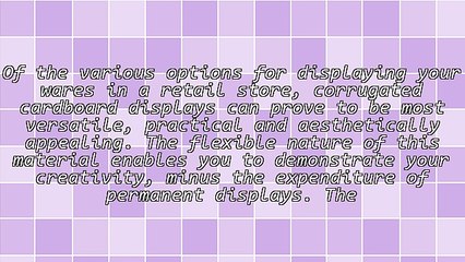 The Best Features of Corrugated Cardboard Displays