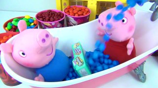PEPPA GEORGE PIG M&Ms Candy Bath Tub Time TOY Surprises, Shopkins Happy Places, DORY Mashems / TUYC