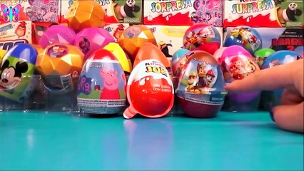 La patrulla canina, Peppa Pig y huevo sorpresa kinder Joy en español 2016 juguetes sorpresa surpresa