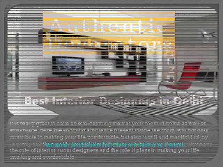 Best Interior Designers in Delhi