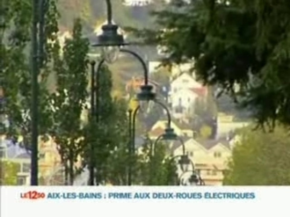 Aix les Bains - Prime aux deux-roues électriques