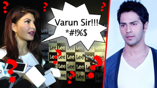 Jacqueline Fernandez BIG Goof Up, Calls Varun Dhawan 'VARUN SIR' | OOPS MOMENT