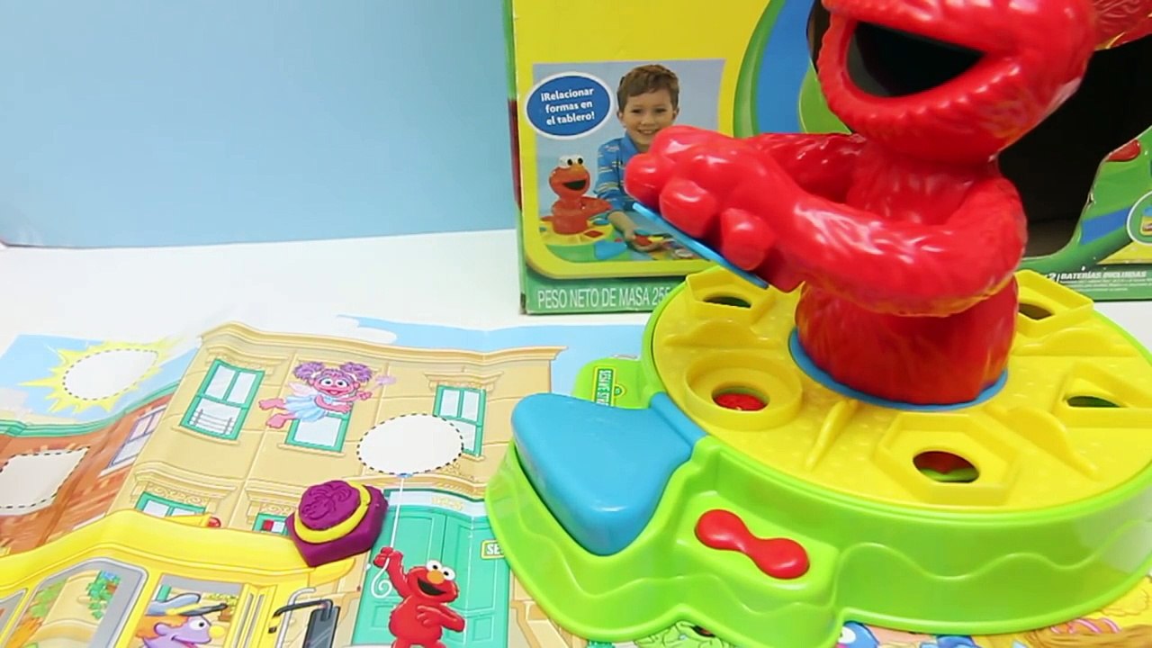 Play doh Cookie Monster Sesame Street Stop motion animation Monstruo de las galletas