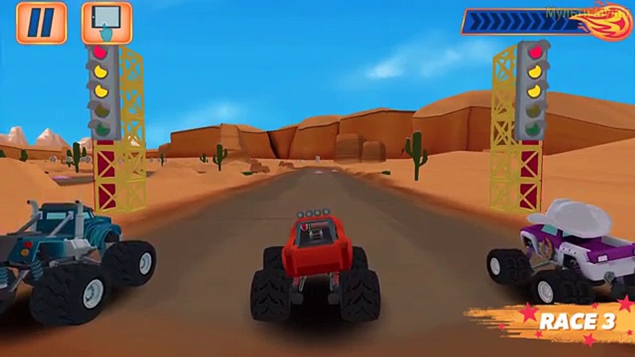 Blaze and the Monster Machines Tracks | Nick Jr. - Children Games | Video for kids