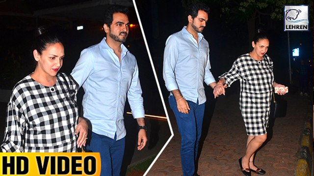 Pregnant Esha Deol Goes On Dinner Date With Hubby Bharat Takhtani