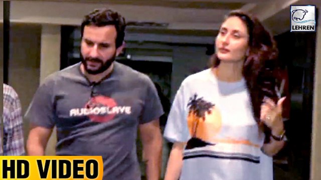 Kareena Kapoor And Saif Ali Khan Spotted Leaving Soha Ali Khan's Birthday Party
