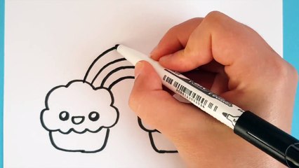 COMMENT DESSINER DES CUPCAKES ARC-EN-CIEL-WRTE-mZxvDU