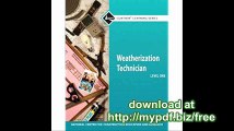 Weatherization Technician Level 1 (Nccer Contren Learning Series)
