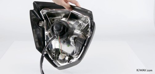 motorcycle street bike halogen SAE headlight headlamp universal fit