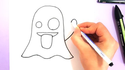 COMMENT DESSINER EMOJI FANTÔME SNAPCHAT-KBb6xbNoHO8