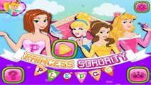 Disney Princesses Serority Pledge - Elsa Anna Belle Snow White & Cinderella Dress Up Games For Girls