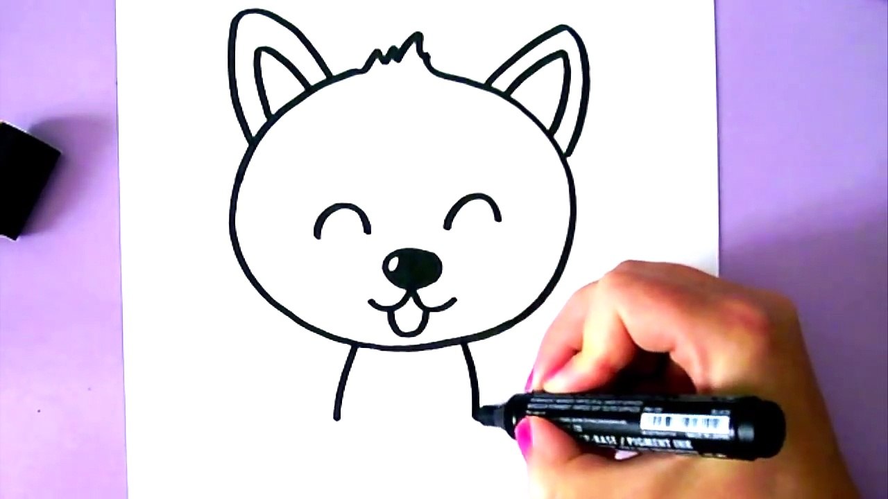COMMENT DESSINER UN CHIEN KAWAII-rsspFYE4Tb8