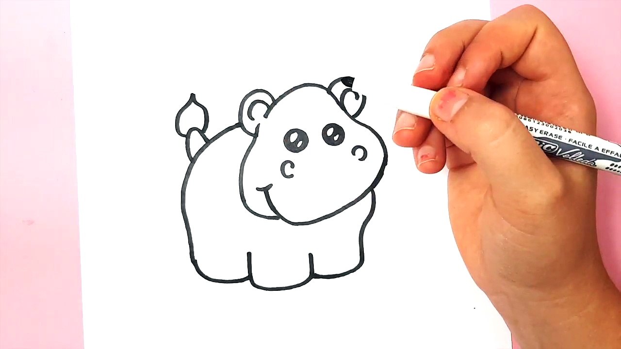 COMMENT DESSINER UN HIPPOPOTAME KAWAII-O6dwTWiyWUI