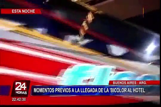 Selección peruana llegó al hotel de concentración en Buenos Aires